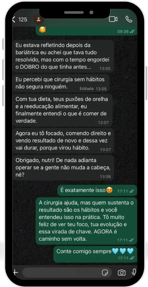 Cliente feliz com resultados