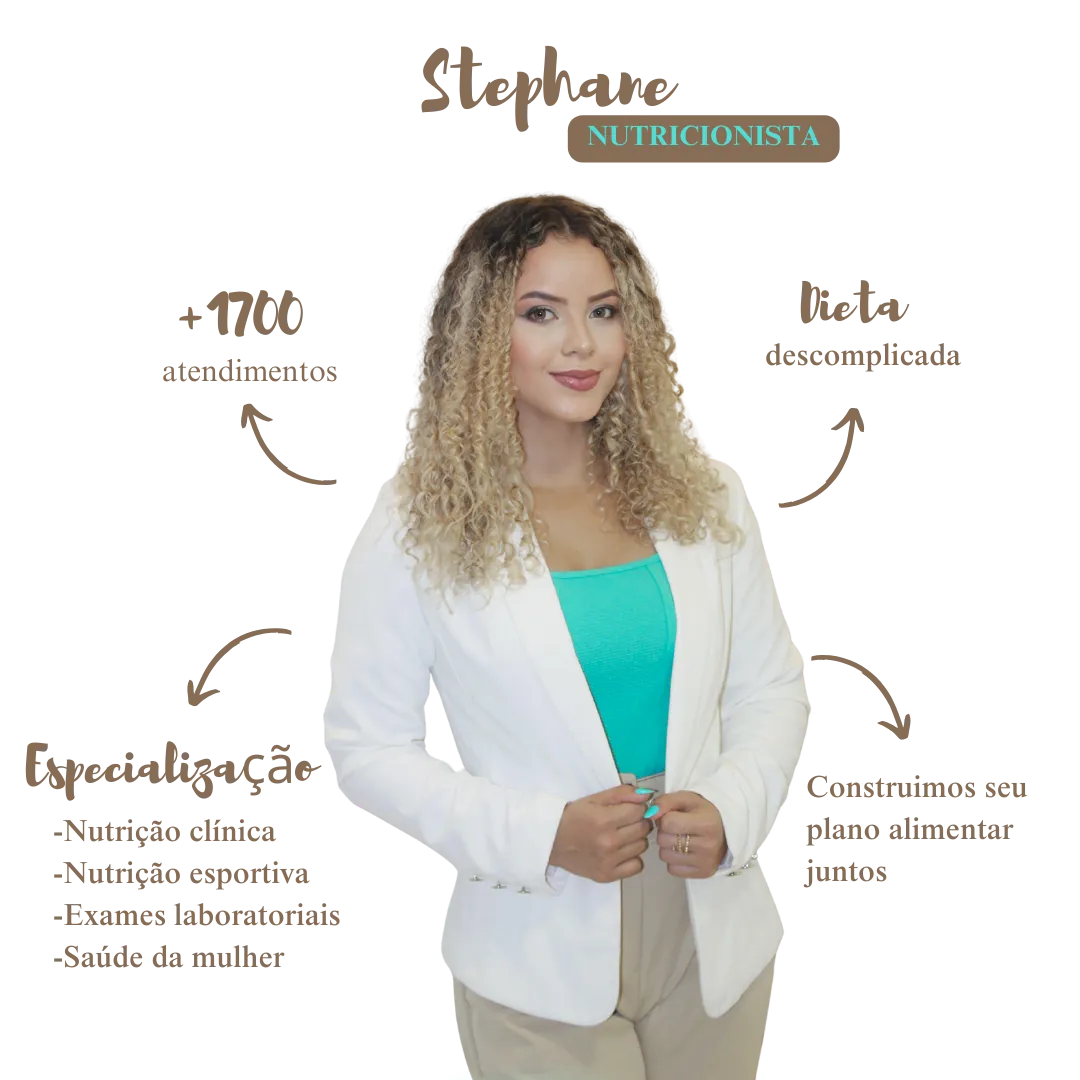 Quem sou eu - Nutricionista Stephane